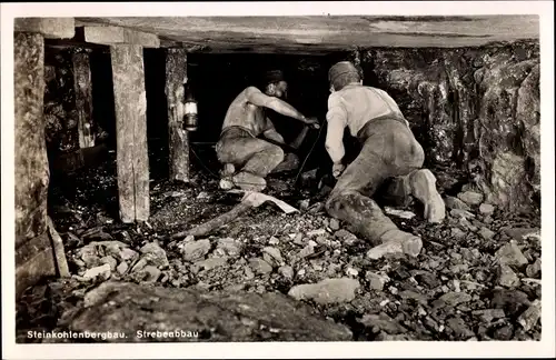 Ak Steinkohlenbergbau, Strebeabbau, Bergleute