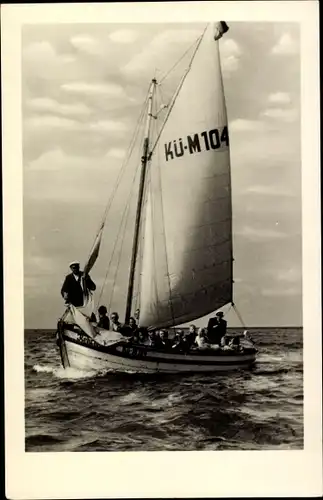 Ak Ostsee, Eine Segelpartie bei Kühlungsborn