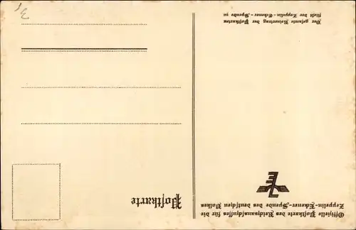 Ak Ferdinand Graf von Zeppelin, Portrait, Reichsausschuss Zeppelin Eckener Spende