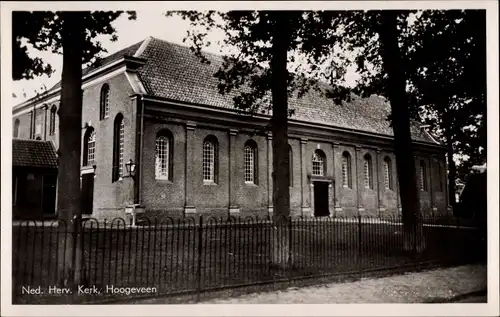 Ak Hoogeveen Drenthe, Ned. Herv. Kerk