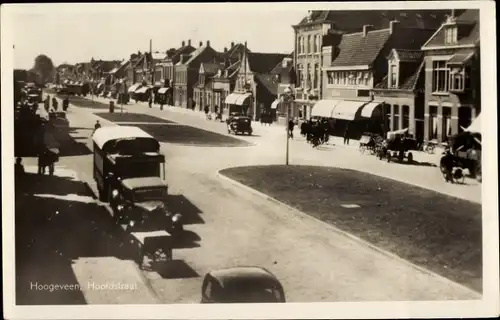 Foto Ak Hoogeveen Drenthe Niederlande, Hoofdstraat