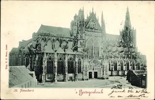 Ak 's Hertogenbosch Nordbrabant Niederlande, St. Janskerk