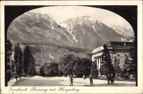 Ak Innsbruck in Tirol, Rennung mit Hungerburg