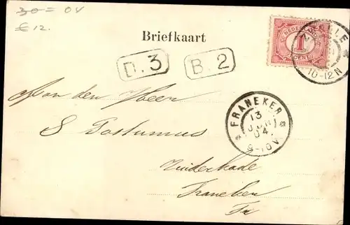 Ak Staphorst Overijssel Niederlande, Boerenwoningen