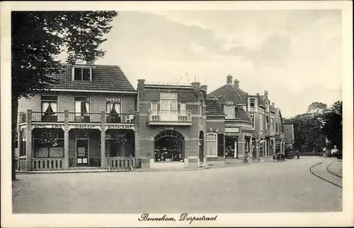 Ak Bennekom Gelderland, Dorpsstraat