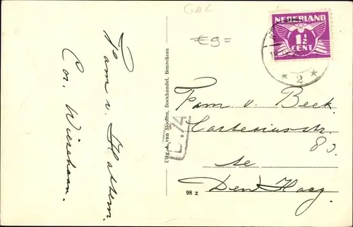 Ak Bennekom Gelderland, Dorpsstraat