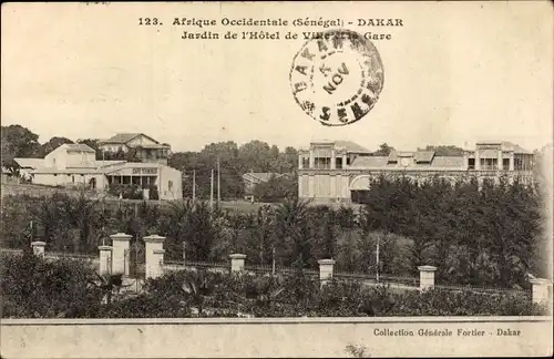 Ak Dakar Senegal, Jardin de l'Hotel de Ville et la Gare