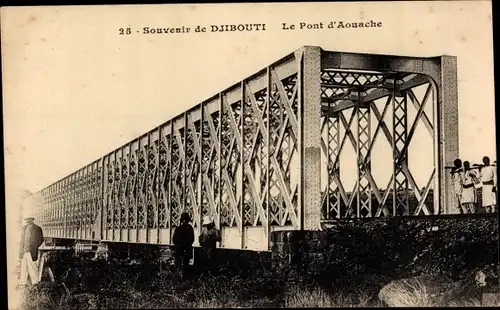 Ak Djibouti Dschibuti, Le Pont d'Aouache