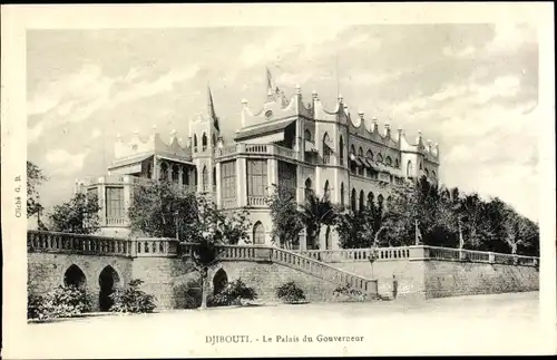 Ak Djibouti Dschibuti, Le Palais du Gouverneur