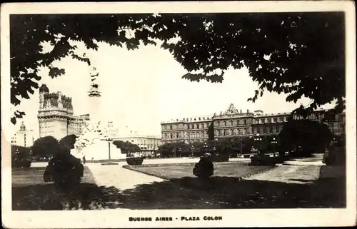 Ak Buenos Aires Argentinien, Plaza Colon