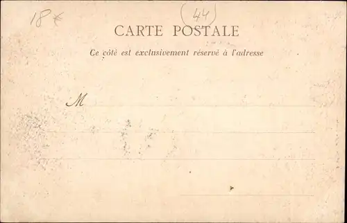 Ak Nantes Loire Atlantique, Manifestations du 14 Juin 1903, Bagarre place Saint Pierre