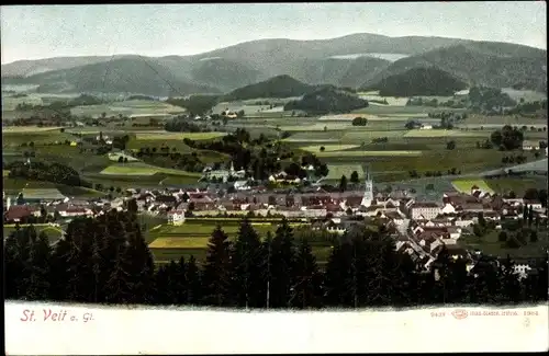 Ak Sankt Veit an der Glan Kärnten, Totalansicht