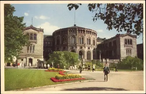 Ak Oslo Norwegen, Stortinget, The Parliament Building