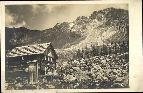 Ak Sachsenburg in Kärnten, Salzkofelhütte