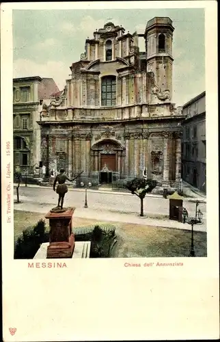 Ak Messina Sizilien, Chiesa Dell'Annunziata