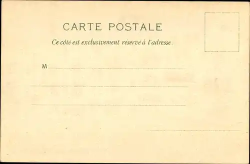 Litho Exposition Universelle 1900, Paris au XII siecle