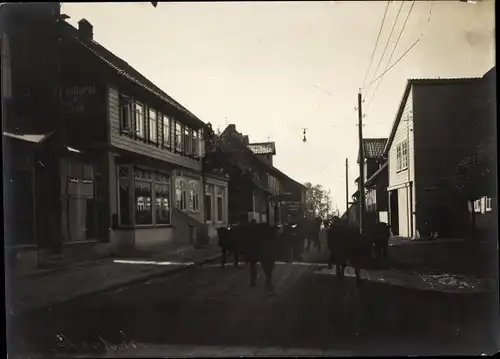 Foto Sankt Andreasberg Braunlage im Oberharz, Straßenpartie, um 1920