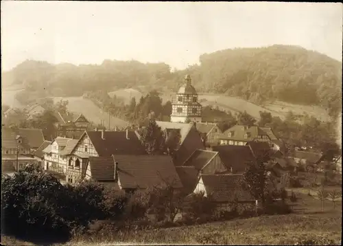 Foto Sülzhayn Ellrich Thüringen, Teilansicht, Kirche, um 1920