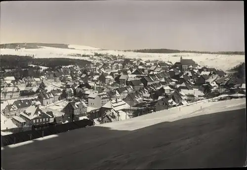 Foto Sankt Andreasberg Braunlage im Oberharz, Winterpanorama, um 1920