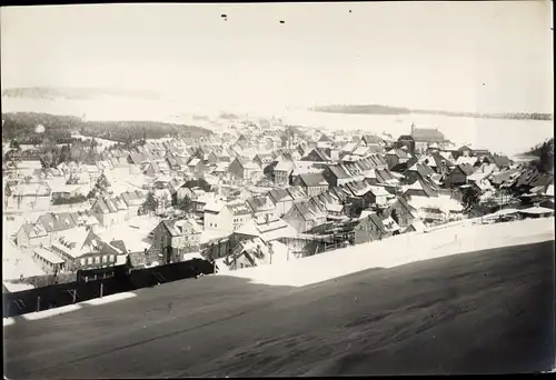 Foto Sankt Andreasberg Braunlage im Oberharz, Winterpanorama, um 1920