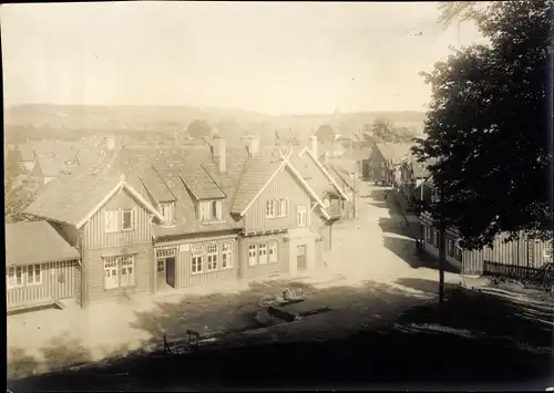 Foto Sankt Andreasberg Braunlage im Oberharz, Straßenpartie, um 1920