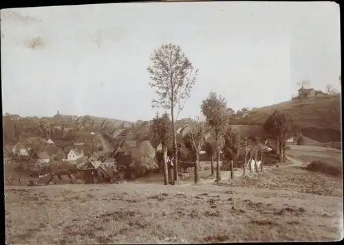 Foto Sankt Andreasberg Braunlage im Oberharz, Teilansicht mit Bergkirche, um 1920