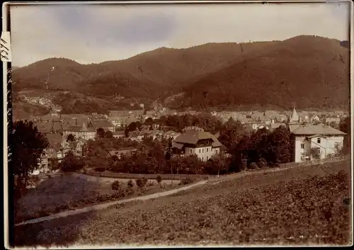 Foto Bad Lauterberg im Harz, Blick vom Kirchberg, um 1920