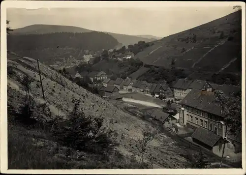 Foto Lautenthal Langelsheim im Oberharz, Teilansicht, um 1920