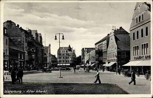 Ak Tschernjachowsk Insterburg Ostpreußen, Alter Markt