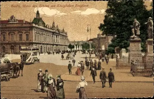 Ak Berlin Mitte, Unter den Linden, Kgl. Zeughaus