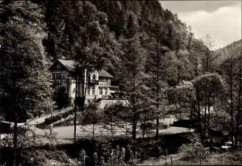 Ak Bad Schandau Sächsische Schweiz, Gaststätte Waldhäusl