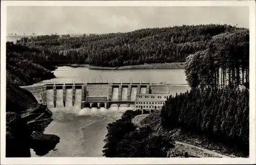 Ak Kriebstein Mittelsachsen, Zschopau Talsperre