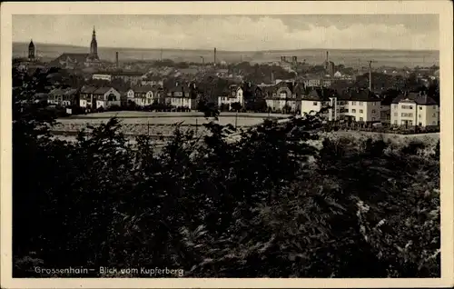 Ak Großenhain in Sachsen, Blick vom Kupferberg