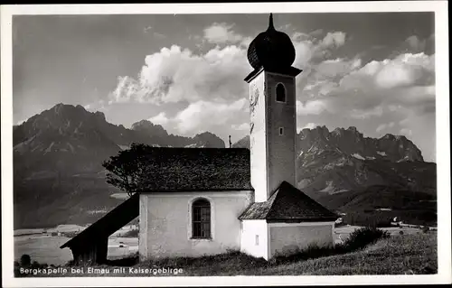 Ak Elmau Krün in Oberbayern, Bergkapelle, Kaisergebirge