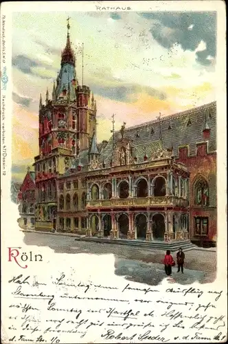 Künstler Litho Köln am Rhein, Rathaus