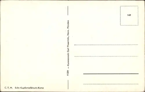 Ak Bad Karlshafen an der Weser, Hugenottenturm, Panorama