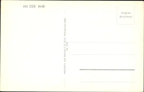 Ak Altenahr im Ahrtal, Blick von weißen Kreuz, Burgruine Are