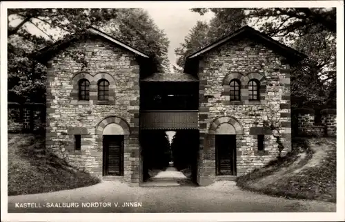 Ak Bad Homburg vor der Höhe Hessen, Römerkastell Kastell Saalburg, Nordtor