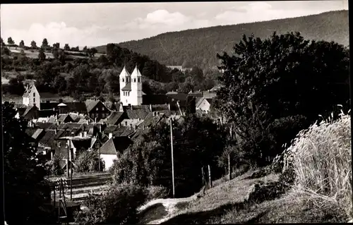 Ak Bad Gandersheim am Harz, Teilansicht mit Schanze