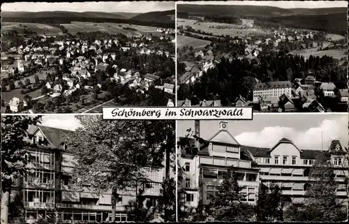 Ak Schömberg im Schwarzwald Württemberg, Gebäude, Gesamtansicht