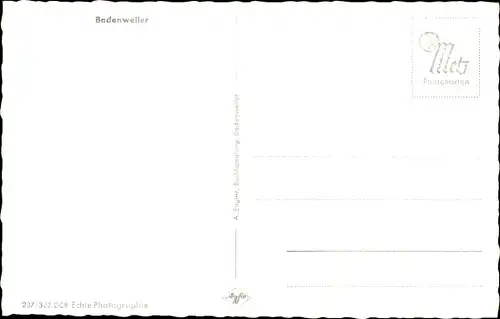 Ak Badenweiler im Schwarzwald, Panorama