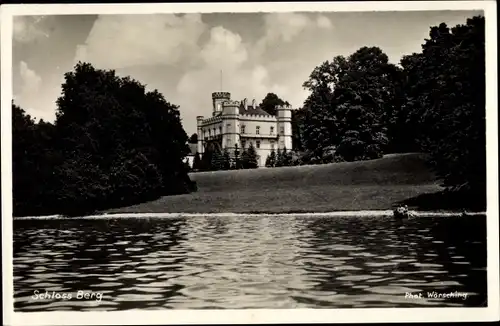 Ak Berg am Starnberger See Oberbayern, Schloss