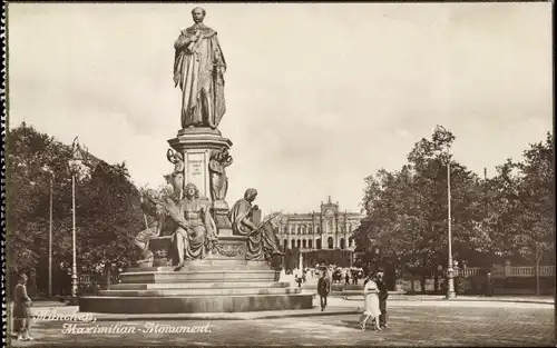 Ak München, Maximilian Monument