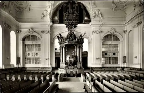 Ak Weilburg an der Lahn Hessen, Inneres der Schlosskirche