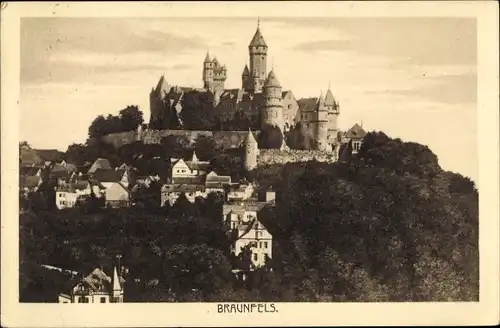 Ak Braunfels in Hessen, Schloss