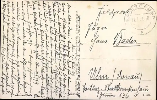 Ak Grünwald bei München, Ortsansicht mit Isarbrücke