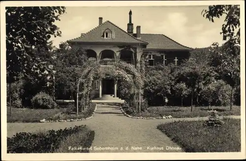 Ak Bad Sobernheim an der Nahe, Kurhaus Dhönau, Felkekurort