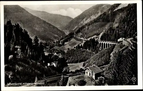 Ak Breitnau im Schwarzwald, Höllental, Höllsteig, Ravenna Viadukt