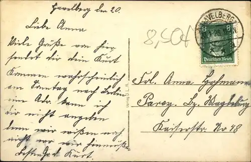 Ak Havelberg in Sachsen Anhalt, Dompartie