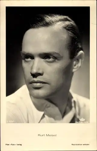 Ak Schauspieler Kurt Meisel, Portrait